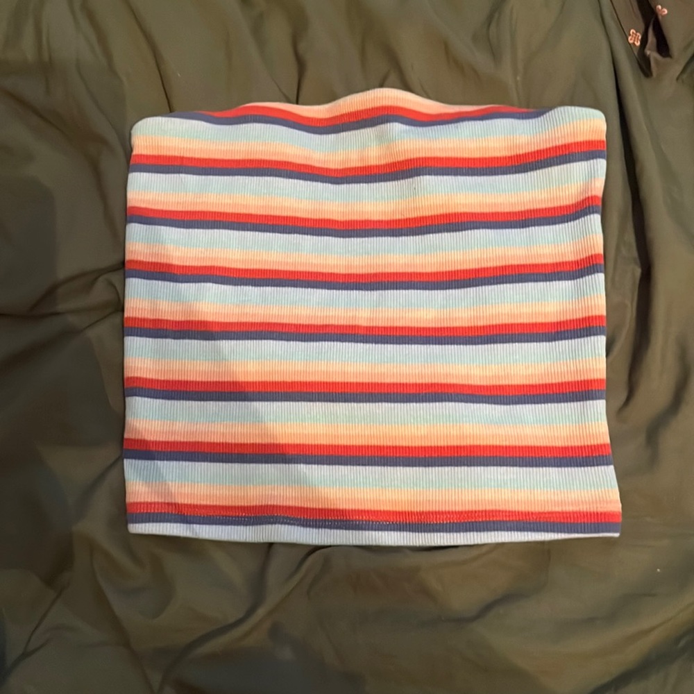 multi-colored tube top from american eagle